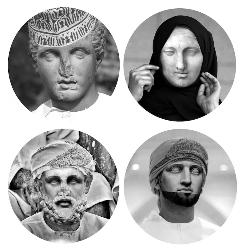 قال بأنه أحبَّ عُمان “من أول نظرة”: فنان يوناني يرسم شخصيات عُمانية ومبيعاته وصلت إلى الصين