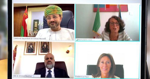 أمين عام وزارة الخارجية يعقد اجتماعًا مع مسؤولة إيطالية
