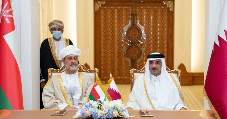 مجلس الوزراء القطري يشيد بنتائج مباحثات جلالة السلطان المعظم والشيخ تميم