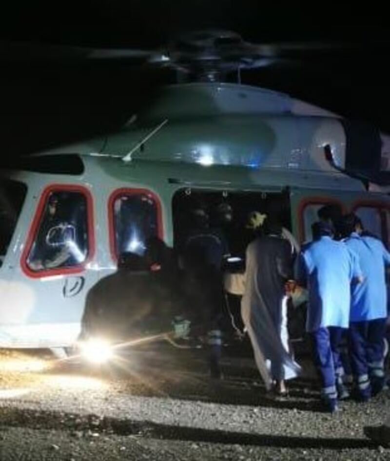 سقوط مواطن من جبل