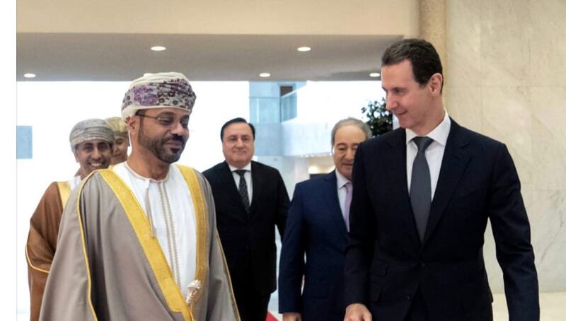 الرئيس السوري يستقبل السيد بدر