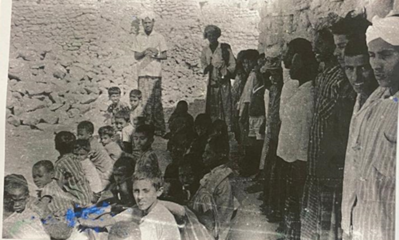 في مدرسة جادب عام 1966