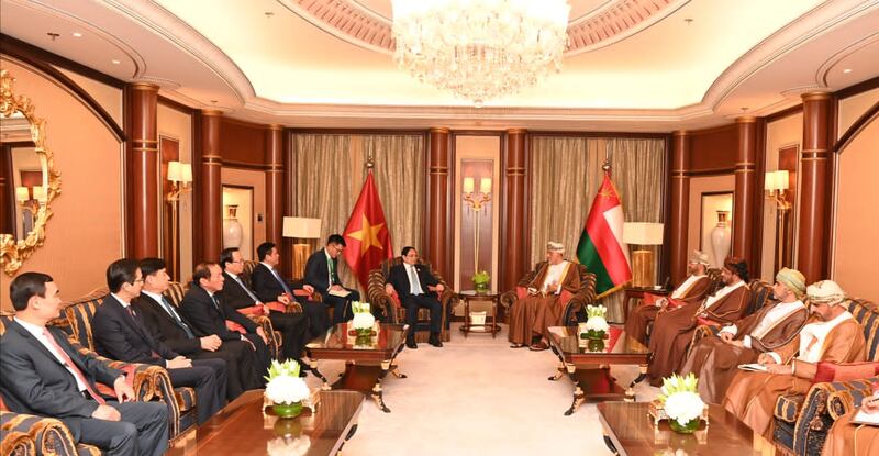 سمو السيد شهاب يستقبل رئيس وزراء فيتنام