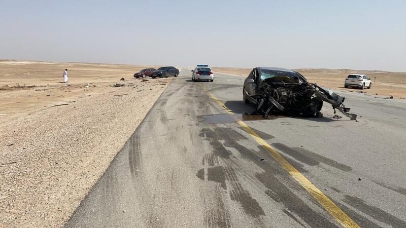 4 وفيات في حادث تصادم