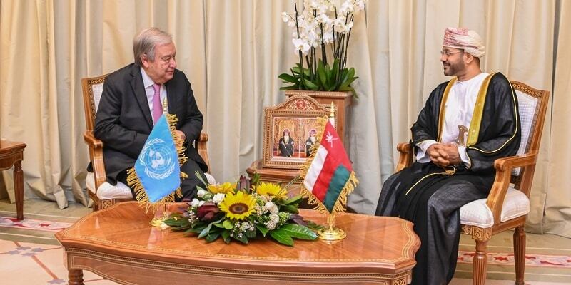 السيد بدر والأمين العام للأمم المتحدة: حلّ الصراع الإسرائيلي الفلسطيني لا يمكن إلا بقيام حلّ الدولتين