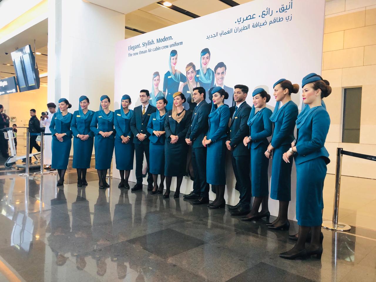الزي الجديد للطيران العُماني مصنوع في السلطنة