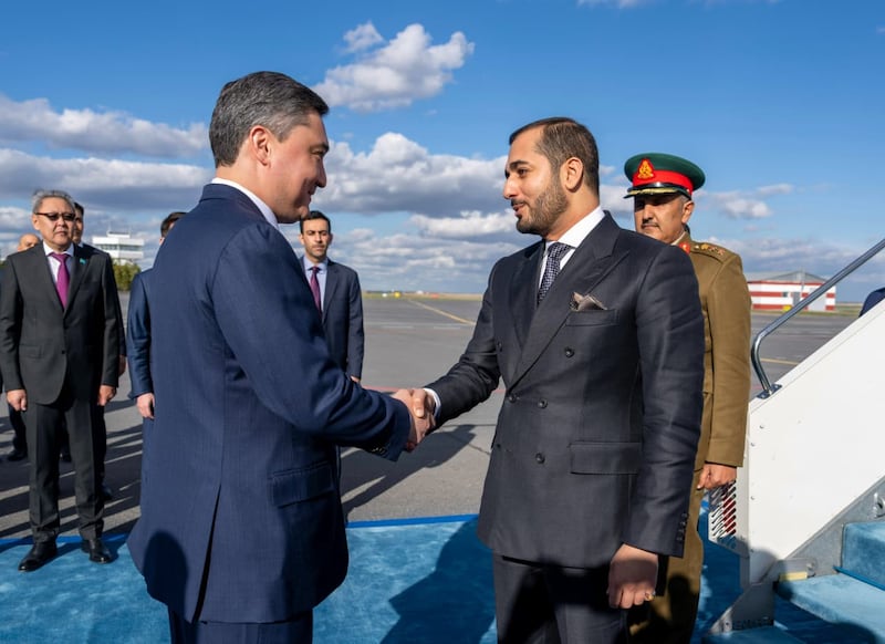 صاحب السمو السيد ذي يزن  آل سعيد في كازاخستان