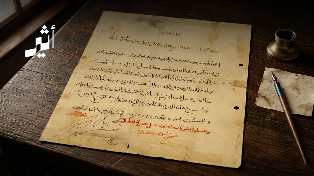 أثير| "المسلمون إخوة يتعاونون على نصرة المظلوم وإنفاذ الحق". وثيقة تعود لقرن مضى توثق آلية اختيار القضاة في سلطنة عُمان، وتكشف كواليس رسالة السيد شهاب بن فيصل لترشيح الشيخ زهران البوسعيدي قاضياً لولاية بركاء، موضحاً فيها القيمة المالية للمنصب وأهميته الاجتماعية.. للتفاصيل 