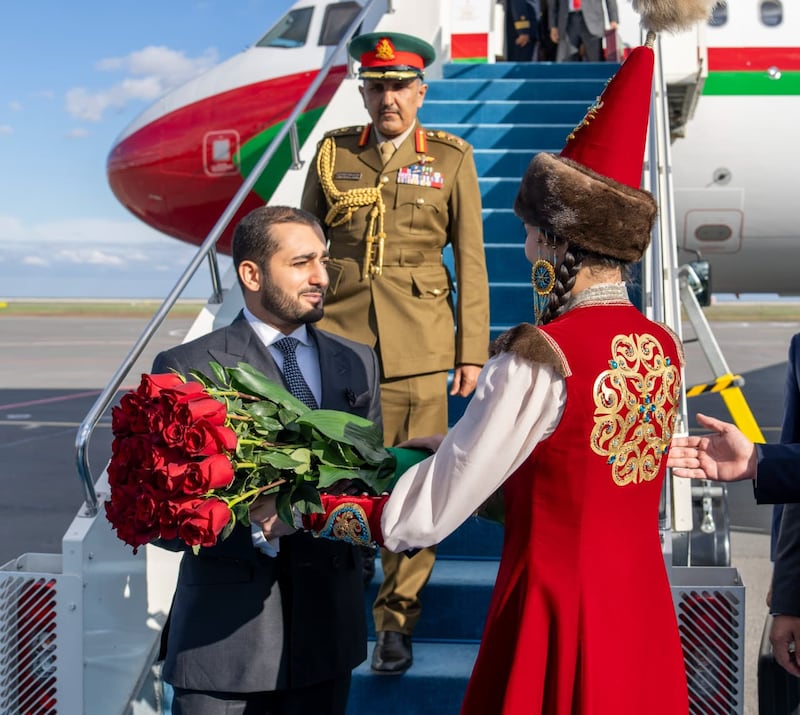 صاحب السمو السيد ذي يزن  آل سعيد في كازاخستان