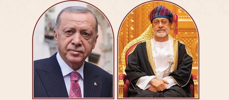 جلالة السلطان يهنئ أردوغان