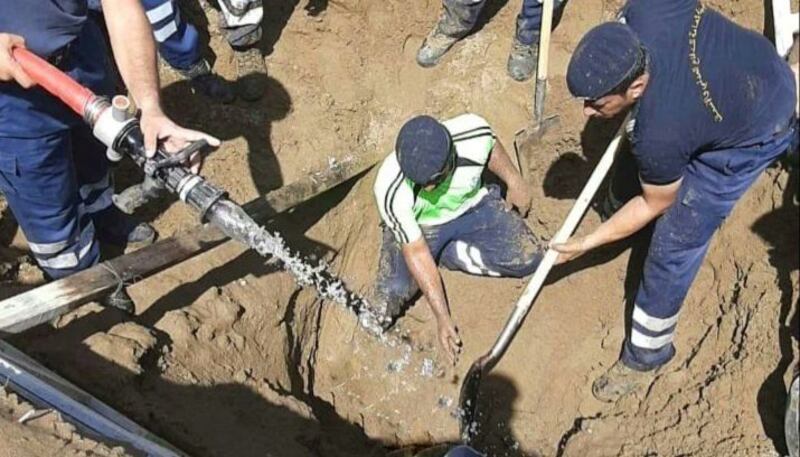 وفاة في انهيار أتربة