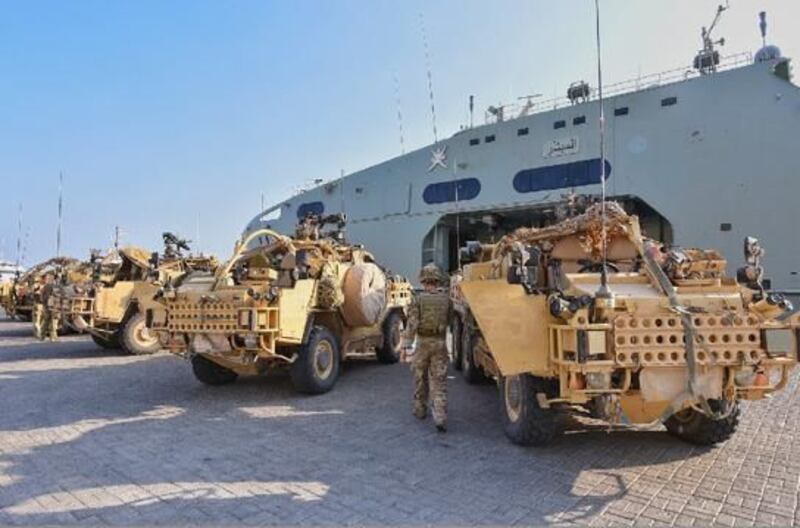 انطلاق التمرين العسكري المشترك “قلعة مسندم 2021”