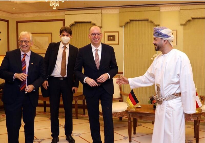 وزير الخارجية يستقبل نظيره الألماني