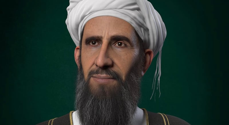 بالصور: رسمة عالية الدقة لقاضي قضاة مسقط