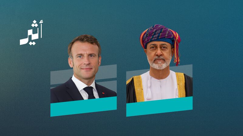 جلالة السلطان يبحث مع الرئيس الفرنسي جهود التهدئة وإنهاء الصراع 