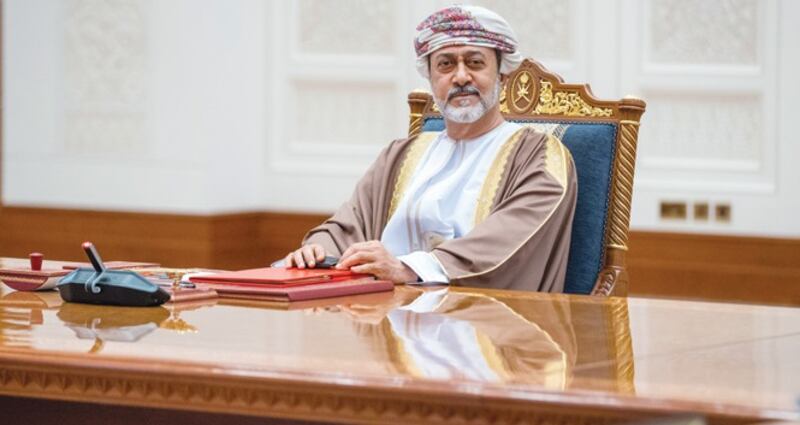 جلالة السلطان يتلقى برقية شكر من أمير الكويت