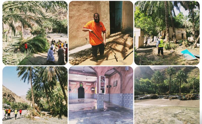 بالصور: الأوقاف تتفقد الأضرار في الرستاق والعوابي