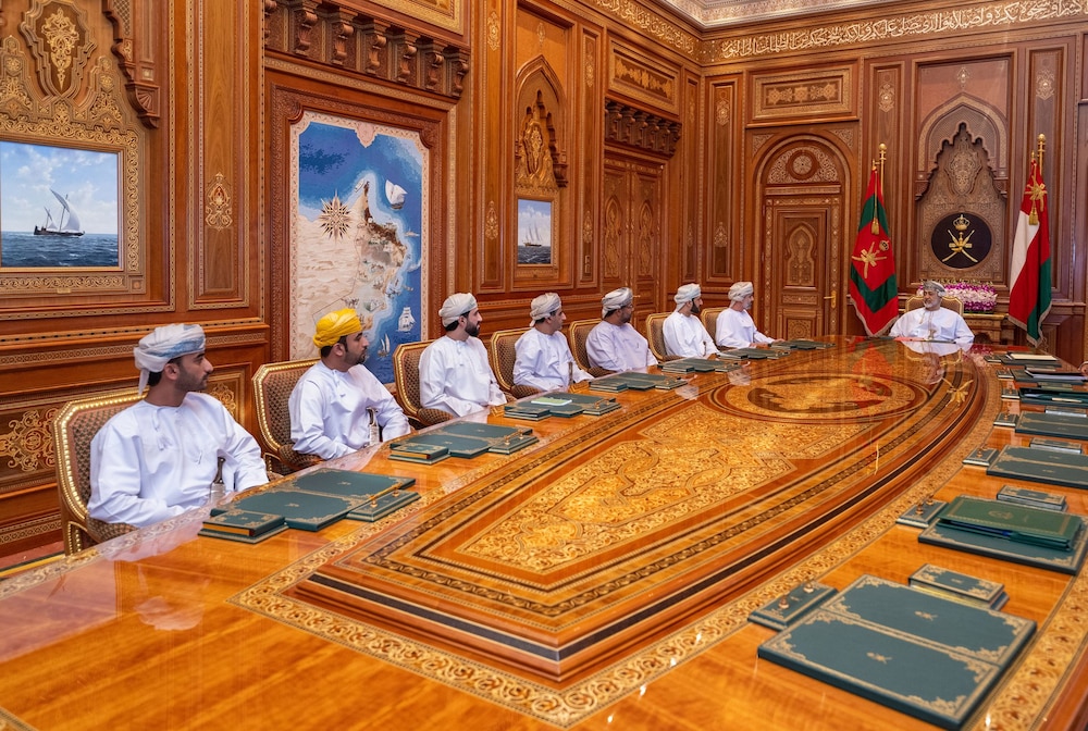 جلالة السلطان يستقبل رئيس وأعضاء مكتب مجلس الشورى