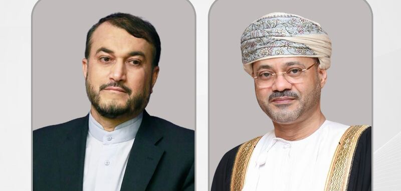 السيد بدر يتلقى اتصالًا من وزير الخارجية الإيرانية