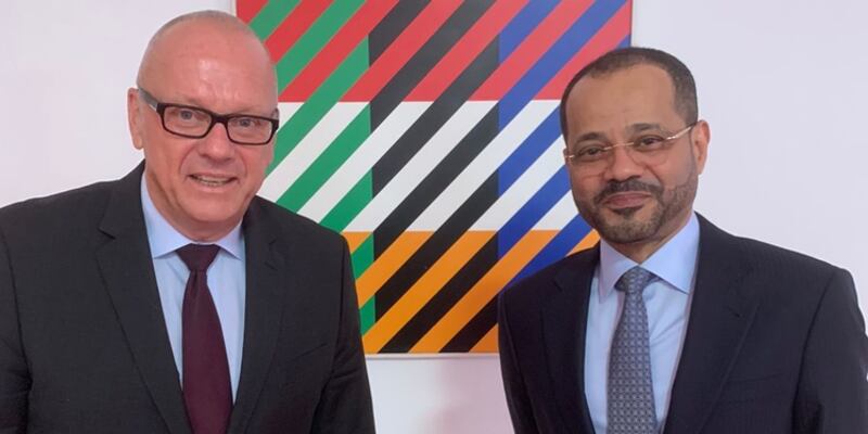 السيد بدر يبحث العلاقات الثنائية المتنامية مع نظيره الألماني