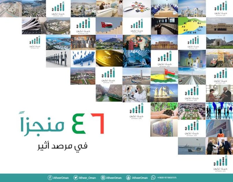 ٤٦ منجزا للنهضة العُمانية في مرصد أثير