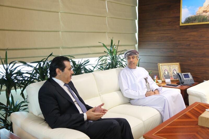 السفير الأردني يزور التأمينات الاجتماعية