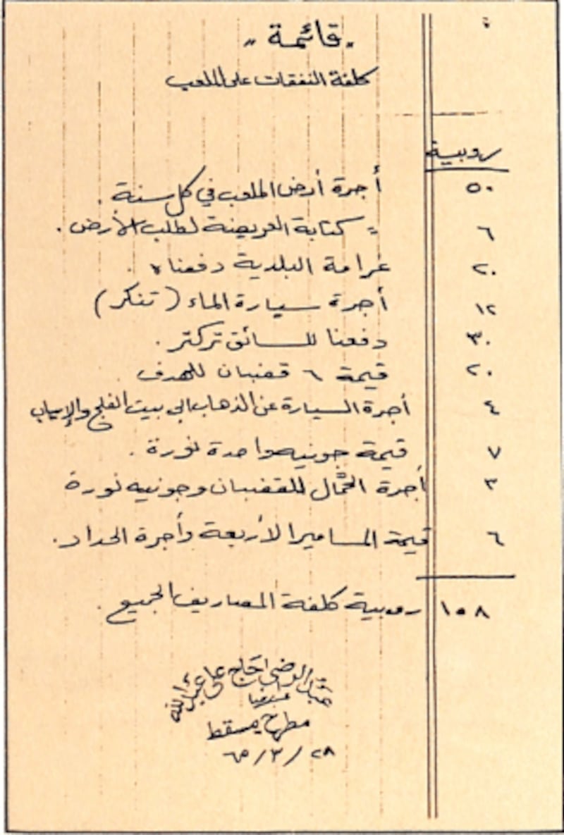 تاريخ كرة القدم في سلطنة عمان