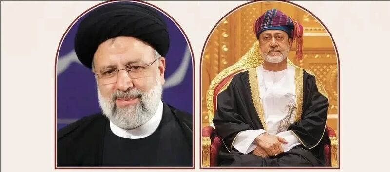 اتصال هاتفي بين جلالة السلطان والرئيس الإيراني