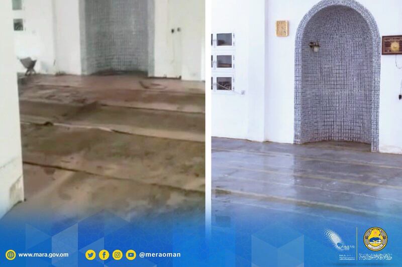 بالصور: الأوقاف تتفقد الأضرار في الرستاق والعوابي