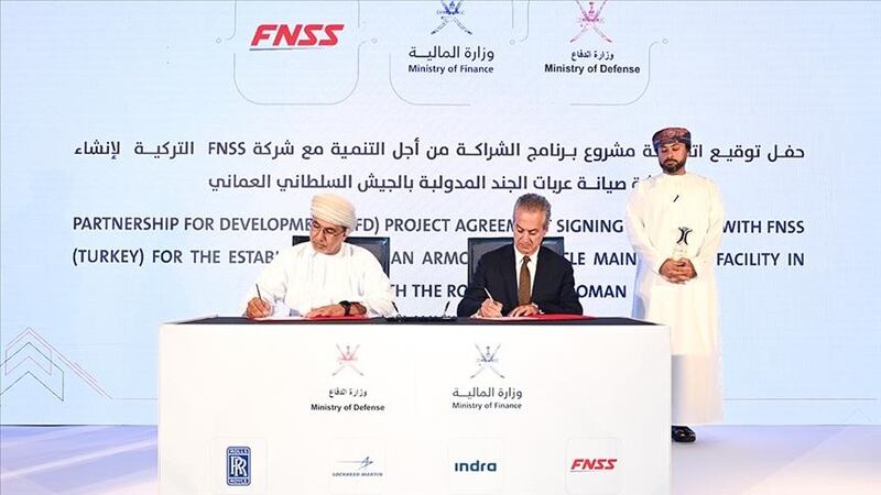 شركة تركية ستنشئ مركزًا لصيانة المدرعات العسكرية في سلطنة عمان