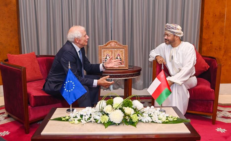 وزير الخارجية يلتقي بمسؤول أوروبي