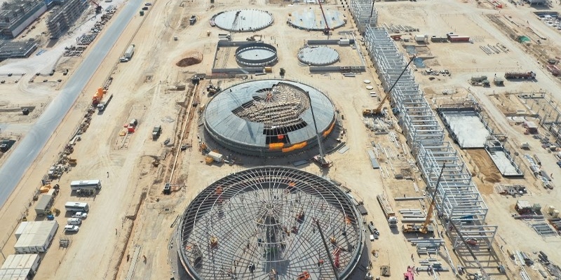 مشروع كبير في الدقم يقترب من الإنجاز الكلي