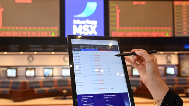 إليك ملخصًا لأداء بورصة مسقط الأسبوع الماضي