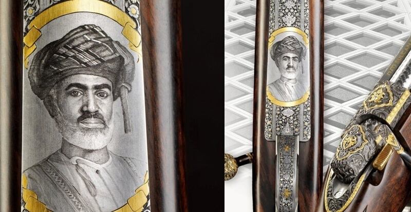 ما حقيقة البندقية التي نُحت عليها صورة السلطان قابوس؟