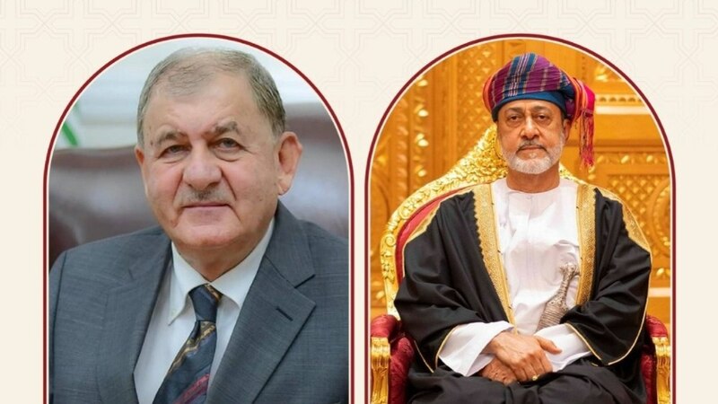 جلالة السلطان يبحث مستجدات التصعيد العسكري مع الرئيس العراقي