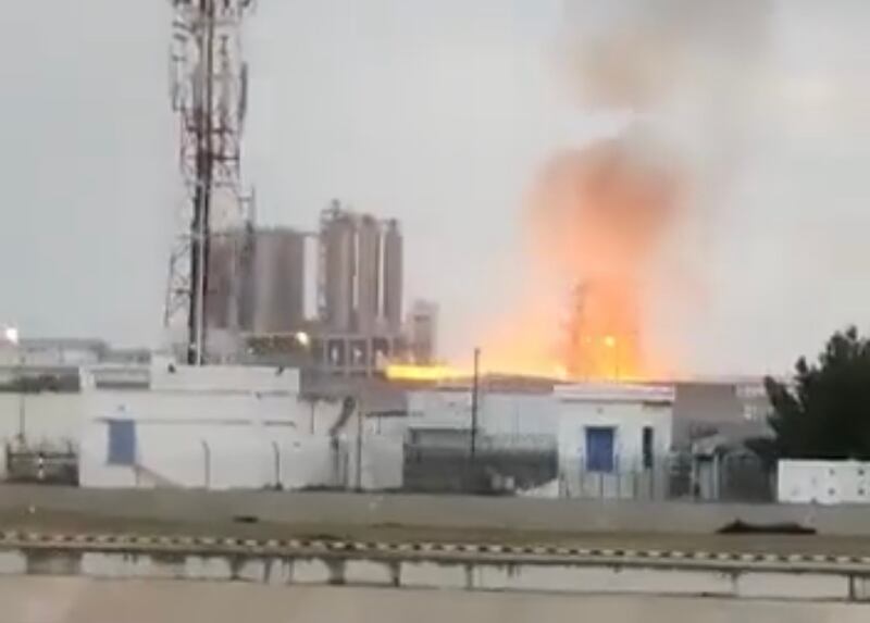 مصدر ينفي ما يُتداوَل عن حريق ميناء صحار