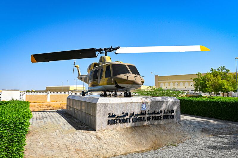 الطائرة التي خدمت لمدة 26 عامًا تُزيّن مدخل الإدارة العامة لطيران الشرطة