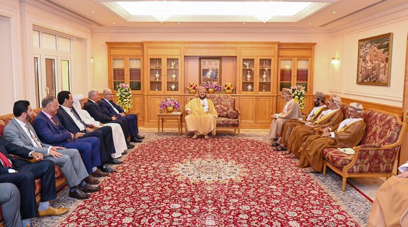 بتكليف سامٍ: سمو السيد أسعد بن طارق يستقبل رئيس المجلس الشعبي الجزائري