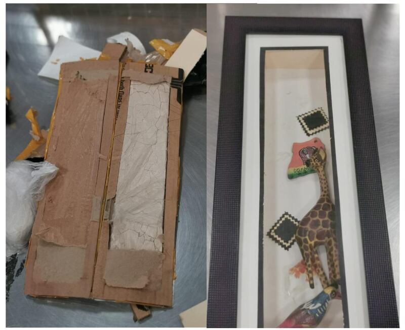 مُخدرات مُخبأة مع هدايا