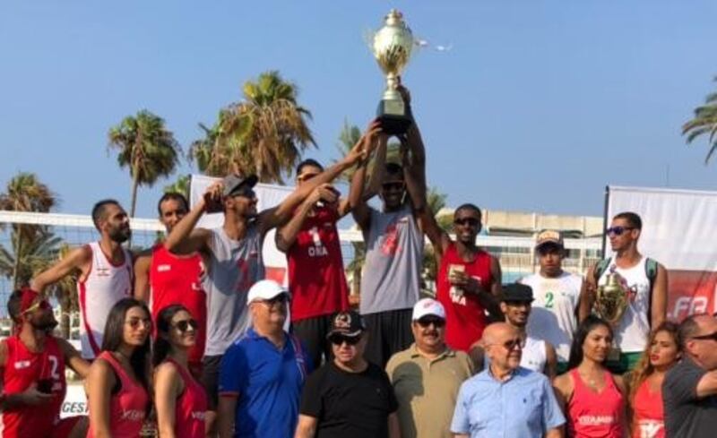 طائرتنا الشاطئية تُتوج بلقب تصفيات غرب آسيا في لبنان