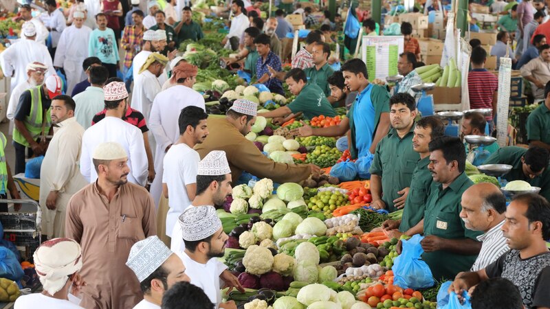 تحديد أوقات العمل في السوق المركزي للخضروات والفواكه