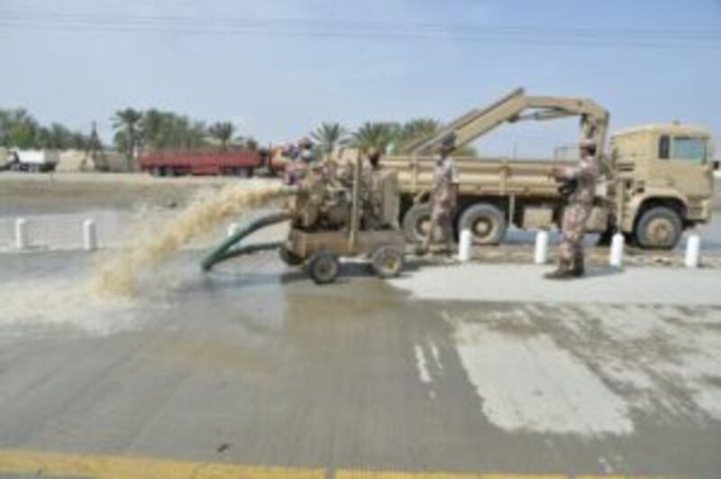 الخدمات الهندسية بوزارة الدفاع تواصل الدعم والإسناد في شمال الباطنة