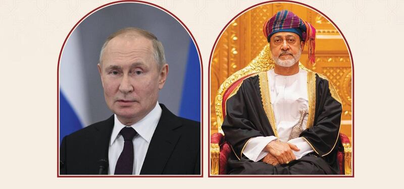 جلالة السلطان يتلقى اتصالا من بوتين