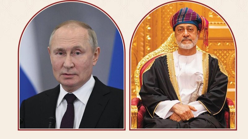 جلالة السلطان يتلقى اتصالا من بوتين
