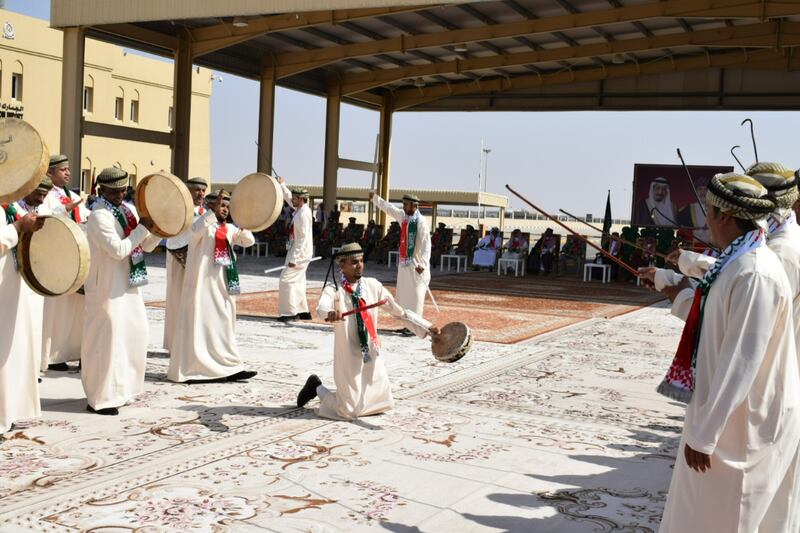 بالصور: احتفالية من “الاحتفالات الوطنية” وشرطة عُمان السلطانية باليوم الوطني السعودي