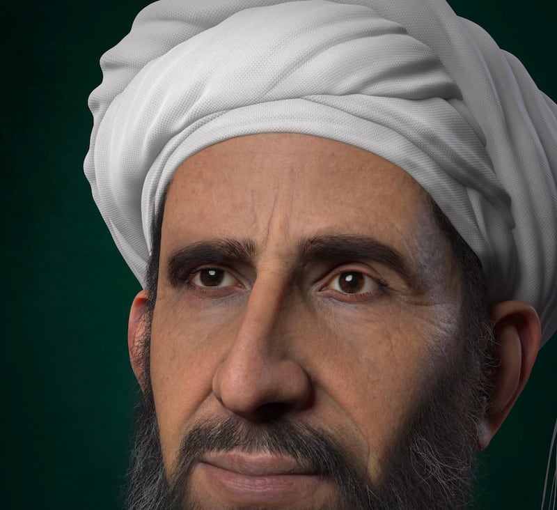 بالصور: رسمة عالية الدقة لقاضي قضاة مسقط