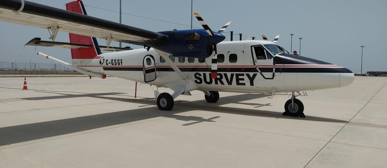 انتهاء المرحلة الأولى من المسح الجيوفيزيائي الجوي في جزيرة مصيرة