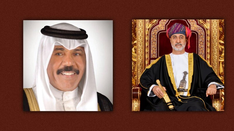 جلالة السلطان يُهنئ أمير الكويت