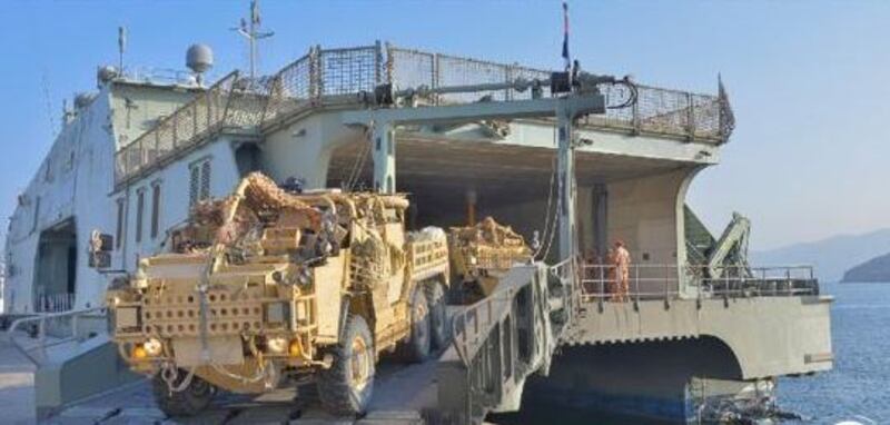 انطلاق التمرين العسكري المشترك “قلعة مسندم 2021”