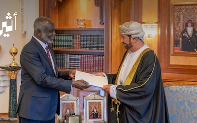 جلالة السلطان يتلقى رسالة خطية من رئيس مجلس السيادة الانتقالي بالسودان